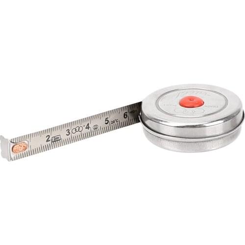 DIYWORK Woodworking Tape Measure Stainless Steel Mini Retractable Tape Measuring Tool for Home Factory Office 1m 2m 3m
