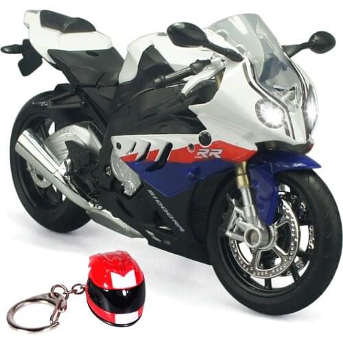 S1000 1/12 Scale Motorcycle Motorbike Diecast Alloy Race Bikes Street Motorbike Toys For Kids Children Toy or Collection Display