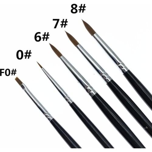 1pcs Dental Porcelain Brush Pen F0# 0# 6# 7# 8# Dental Lab Supplies Dental Materials