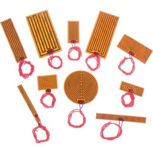 High Quality 5/12/24V PI Heating Film Plate Polyimide Electric Heated Panel Pad Mat Adhesive