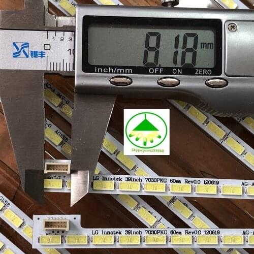1 pcs/Lot 100% New 60LED 487mm LED backlight bar for TV LG Innotek 39inch 7030PKG 60ea T390HVN01.0 73.39T03.003-0-JS1