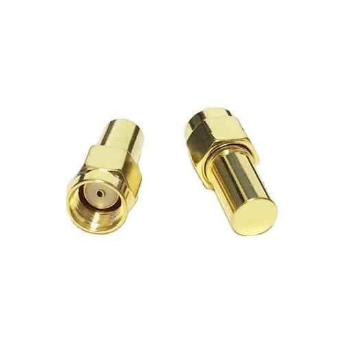 1pc RP-SMA Male Plug Load RF Coax Adapter convertor Straight Goldplated NEW wholesale