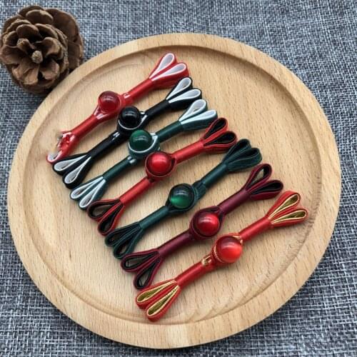 10 Pairs Chinese Frog Closure Buttons Knot Fastener Sewing Handmade Craft