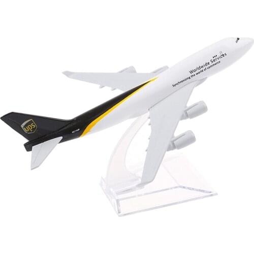 16CM Airplane Model 1:400 UPS 747 Metal Aircraft Diecast Model Collectionl Gift
