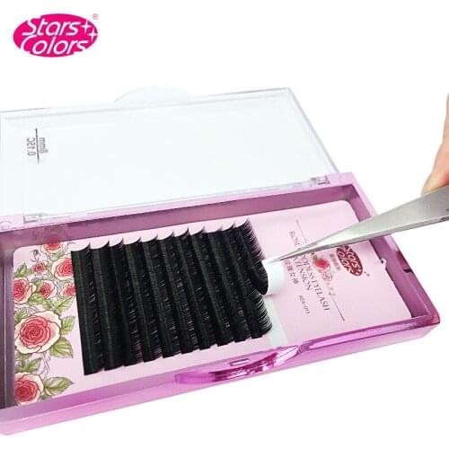 C Curl Individual Natural Eyelashes imitation Mink Eyelashes Extension Silky Soft Thick Fake False Eyelashes