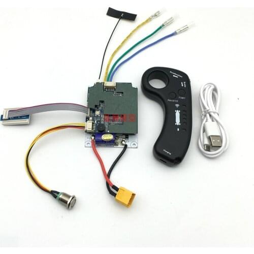 Four-wheel Wireless Remote Control Electric Scooter Controller Motor Motor Control Board Hub ESC Single Drive 6s 10s