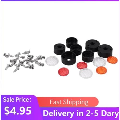 For 1:10 RC Crawler RC Car D90 Body Shell 7Pcs Taillight Light Cover