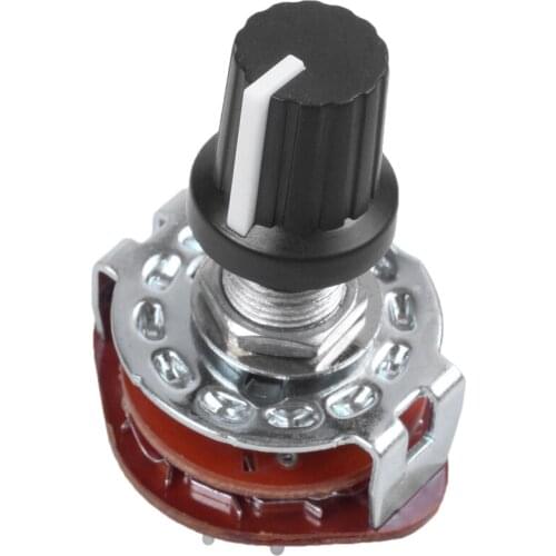 Electronic Machine 4P3T 4Pole 3 Position 2 Deck 16 Pin Rotary Switch