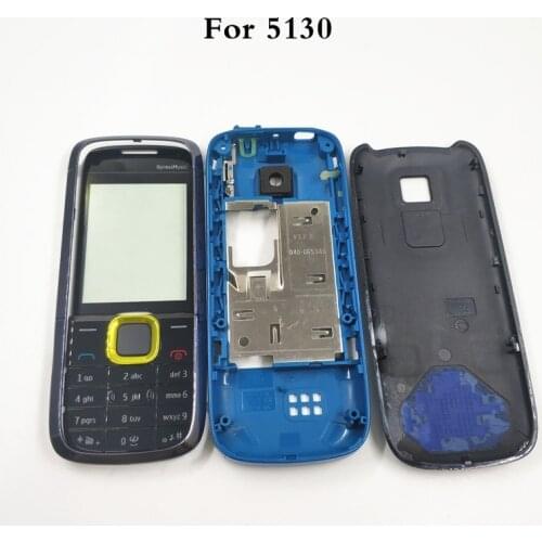 Good quality For Nokia 5130 Full housing + battery Back cover + English Keypad