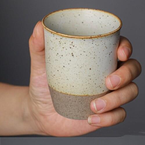 Ceramic Tea Master Cup Retro Stoneware Teacup Vintage Water Mug Japanese Single Tea Mug