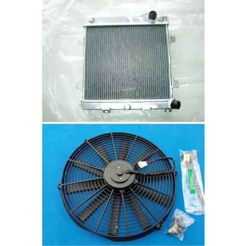 Hot Selling 2 ROW All Aluminum Radiator + FAN 1987-1991 For BMW M3 E30 2.3L MT 1987 1988 1989 1990 1991 NEW
