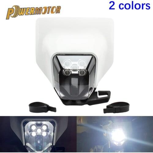 2021 New Motorcycle LED Headlight Headlamp Head Lamp For Husqvarna FC FE TE TX FX TC 125 250 300 350 450 501 FE250 FC250 TE300