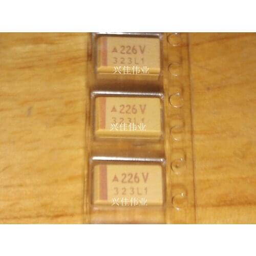 Original 20pcs/ 35V22UF 22UF 35v D7343 D 226V Tantalum Capacitor