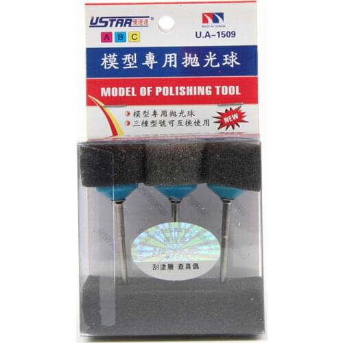 3 in 1 U-STAR UA-1509 Mini Polishing Ball Cylinder Type Polish Tools