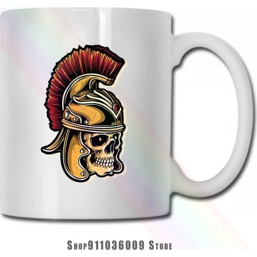 Romans Skull Army mug cup tazas