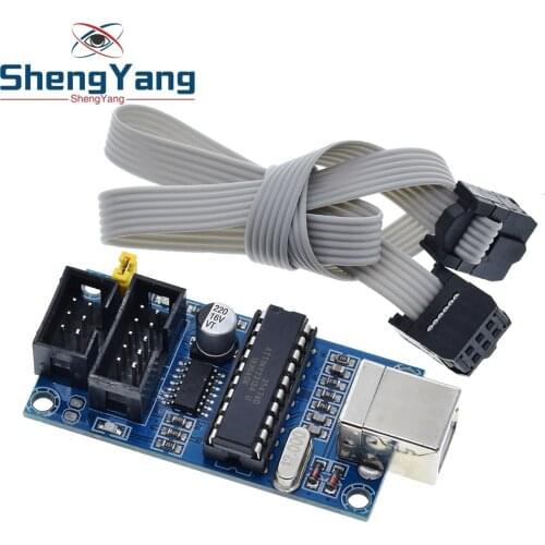 ShengYang 1Set USBTiny USBtinyISP AVR ISP Programmer Bootloader For Arduino Meag2560 UNO R3 With 6pin Programming Cable