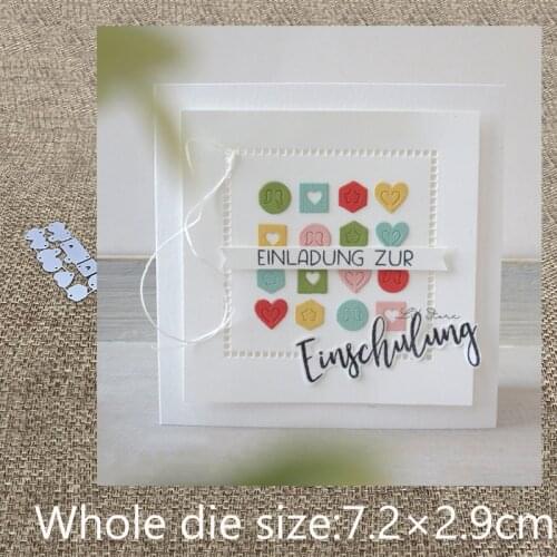 XLDesign Craft Metal Cutting Die cut dies 8pcs ornament decoration scrapbook Album Paper Card Craft Embossing die cuts