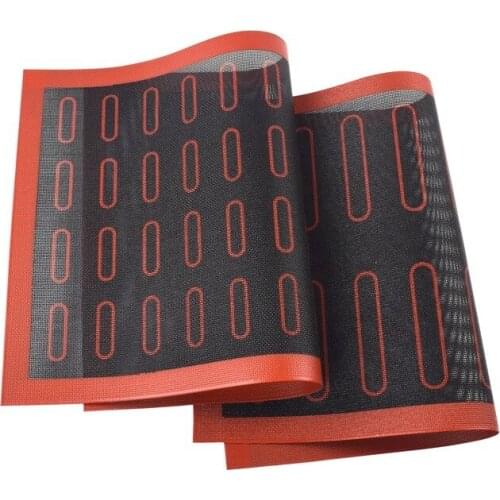 30x40cm/40x60cm Silicone Double Sided Printing Baking Mat Non Stick Pastry Oven Cake Baking Perforated Sheet Liner Pastry Mat