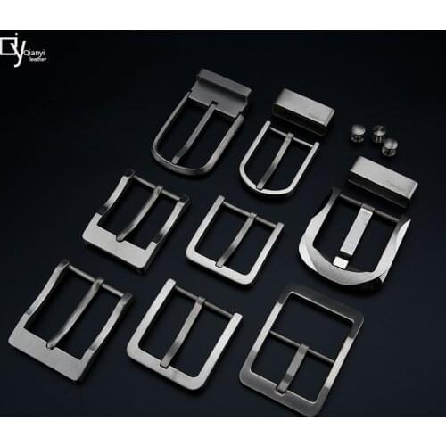 Titanium belt buckles pure titanium belt Buckles Belt Buckles Ladies and Gentlemen Pin Buckles Allergy Belt Buckles