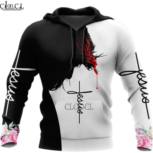 CLOOCL Christian Jesus Catholic Fashion Men Hoodie 3D Print Harajuku Unisex Casual Pullover Hoodies Tracksuit Drop Shipping
