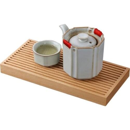 Solid Wood Tea Tray Drainage Water Storage Kung Fu Tea Set Drawer Tea Room Board Table Chinese Tea Room Ceremony Tool