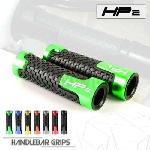 7/8"22mm Motorcycle Accessories Universal CNC Aluminum+Rubber Handle Grips for BMW HP2 SPORT Megamoto Enduro 05-11