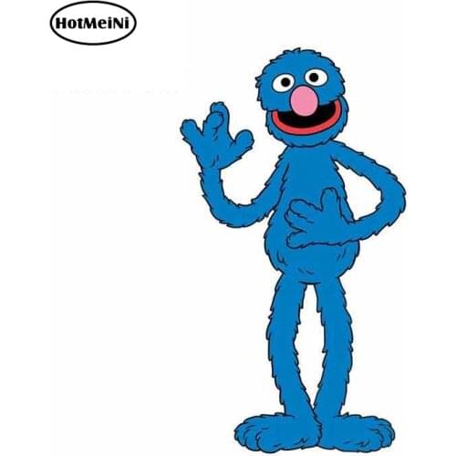 HotMeiNi 13cm x 7.4cm For Sesame Street Car Decal Vinyl Waterproof 3D DIY Motorcycle Windows VAN ATV The Whole Body Sticker