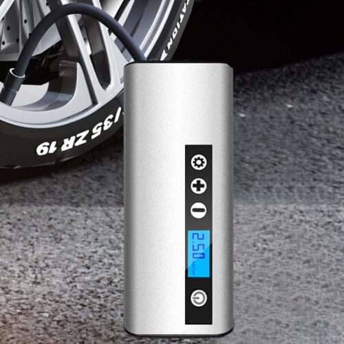 Rechargeable Air Pump 12V 150PSI Tire Inflator Cordless Portable Compressor Digital Car Tyre Pump for Car Bicycle Tires Balls