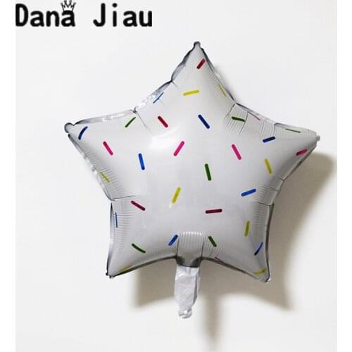 18inch cake white color Pentagram Shaped Foil Balloon wedding Birthday Party Decoration holiday Air Balloons Event star Baloon