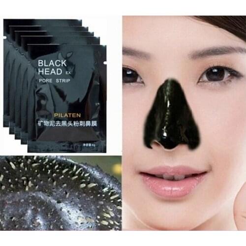 5 pcs/set Mineral Black Mud Nose Removal Blackheads Acne Nose Deep Clean Sticker Cleaner Black Head Remover Tool Skin Care Set