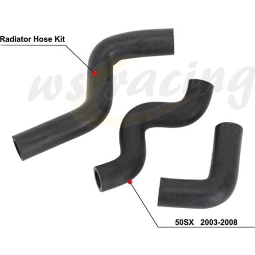 Motorcycle Accessories Silicone Radiator Coolant Hose Engine For KTM 50SX SX50 50 SX 2003 2004 2005 2006 2007 2008