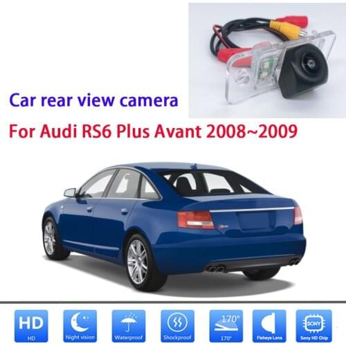 Car Rear Camera For Audi RS6 Plus Avant 2008~2009 Car Night Vision Reversing Camera CCD HD Waterproof Camera
