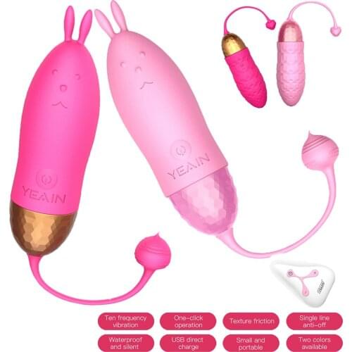 Wireless Vibrator Egg 10 Speeds Remote Control Mini Vibrating Eggs Clitoris Stimulate G Spot Massage Sex Toys for Women Adult