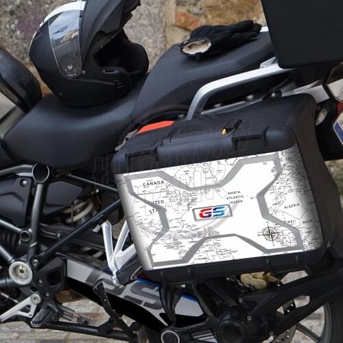 Motorcycle Side Box Decoration Stickers Case for BMW Vario Case Protector Sticker 2013-2020 R1200GS R1250GS LC