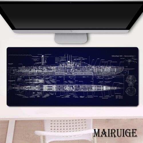 Spaceship Design Large Mouse Pad Laptop Gaming Accessories 80x40 XL Gamer Mousepad Computer Anime Desk Mat rug mouse mats for pc