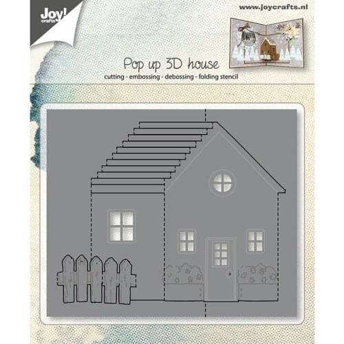 CH Snow House Metal Cutting Dies 3D DIY Scrapbooking Carbon Sharp Craft Die Photo Invitation Cards Decoration