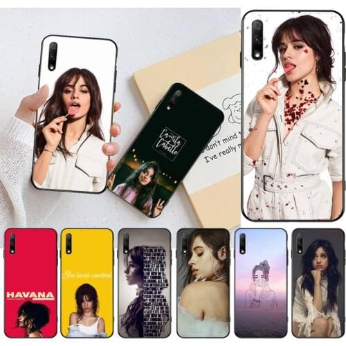 CUTEWANAN Camila Cabello Black TPU Soft Phone Case For Huawei Nova 6se 7 7pro 7se honor 7A 8A 7C Prime2019