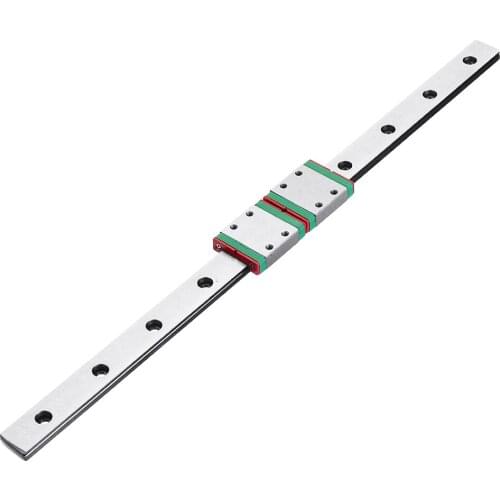 CNC Part 300mm MGW7 Linear Guide With 2pcs MGW7C Linear Rail Block CNC Tool Linear Rail Slide