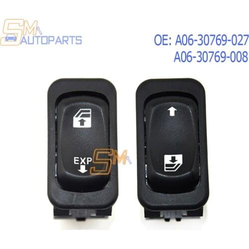 For Freightliner Columbia 2001-2011 A06-30769-027 A0630769027 Power Electric Window Switch Control Button A06-30769-008