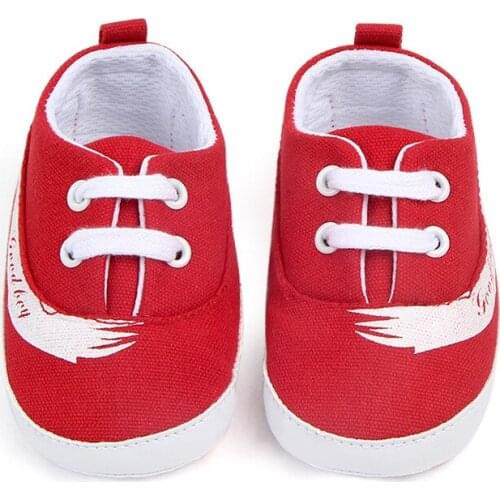 Canvas Baby Shoes Infant Toddler Babies Boys Girls Shoes Sole Soft Footwear For Newborns Crib Moccasins F135