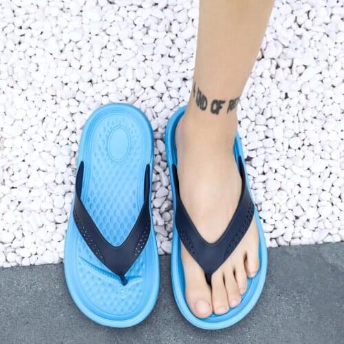 Summer Men Flip Flops Outdoor Slippers Garden Shoes Clogs Beach Sandals Indoor Flip-Flops Home Bathroom Slides Loafers Plus 48