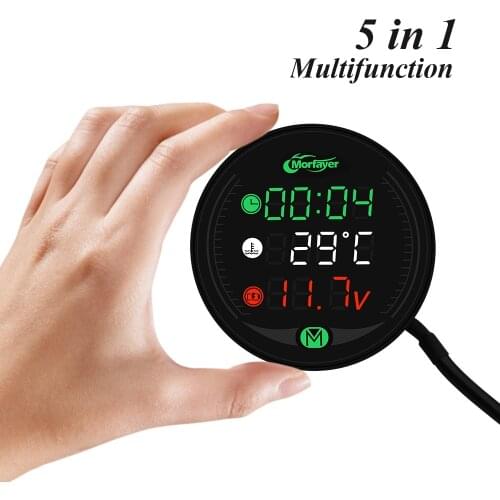 5-In-1 Motorcycle Multi-Function Meter Water Temperature Time Voltmeter For Honda forza 300 XADV 750 X-11 x11 cb 190r VTR1000F
