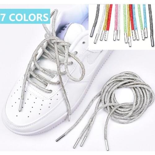 New 4mm Rhinestone Hoodies Clothes Drawstring Cord Rope Trim Fashion Crystal Shoelaces DIY Garment Shoes Accessories