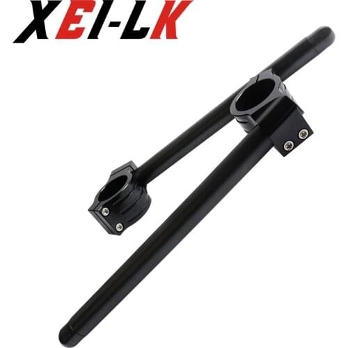 Motorcycle Handlebar Racing Adjustable CNC 31/32/33/35/37/39/41/51mm Clip On Ons Fork Handlebars Handle Bar Cafe Racer Moto