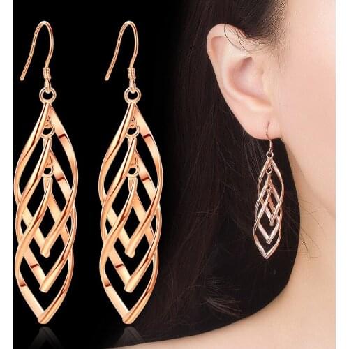 SHQIYAYI Women Long Drop Earrings Fashion Jewelry Korean Wave Accessories Dangle Drop Earrings Party Gifts 69