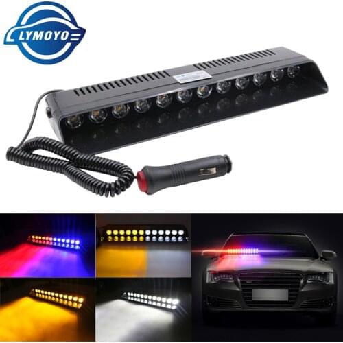 Warning Light RGB Emergency Strobe 8LED 9LED 12LED Car Police Strobe Flash Light Warning Traffic light police Light Red Blue