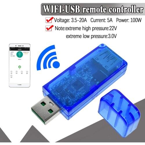 Sinilink WIFI-USB mobile phone remote controller 3.5-20V 5A 100W mobile phone APP smart home XY-WFUSB For arduino
