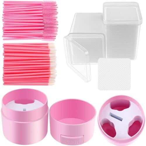 Totally 501 Pieces Lash Extension Supplies Set, With Glue Extension Glue Storage Contain