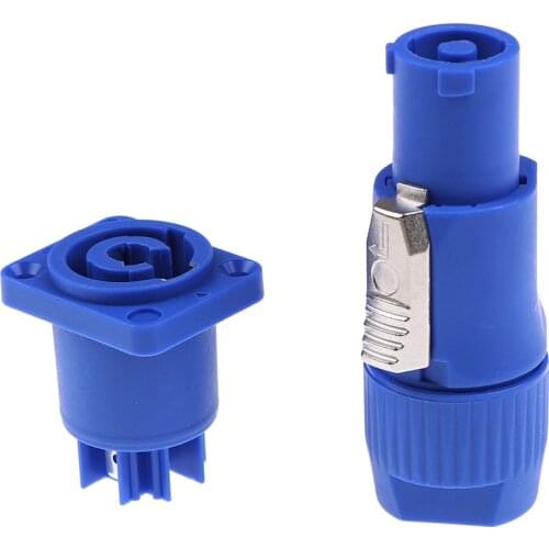 1Set High Quality 3 Pin Neutrik PowerCon Stage Light Power Cable Chassis Panel Plug Audio Connector