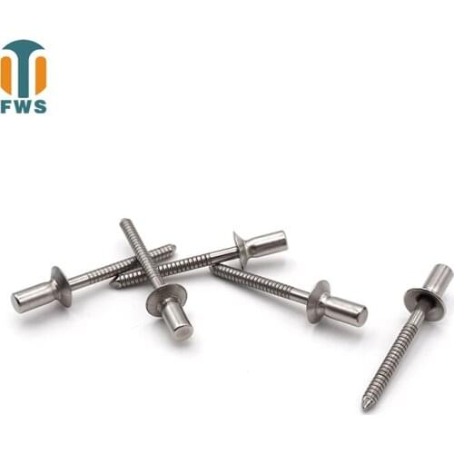 20PCS M3.2*(6-18) mm stainless steel countersunk head closed type Mandrel Blind Rivet Nail Pop Rivets for Furniture Car Aircraft